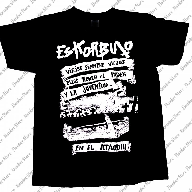 Eskorbuto - Viejos siempre viejos (Camiseta) - Bomber Store: la tienda del ROCK en Medellin y Colombia!