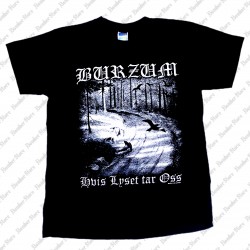 Burzum - Hvis lyset tar oss (Camiseta) - Bomber Store: la tienda Rock y Rockera.