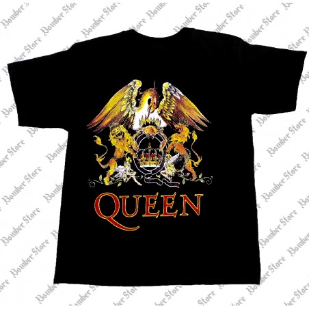 Queen - Escudo de Armas (Camiseta) - Bomber Store la tienda Rock y Rockera desde Medellin