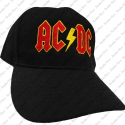 AC/DC logo rojo/amarillo (Gorra)