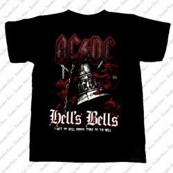 AC/DC - Hells Bells Red (Camiseta)- Bomber Store - la tienda del ROCK en Medellin y Colombia!