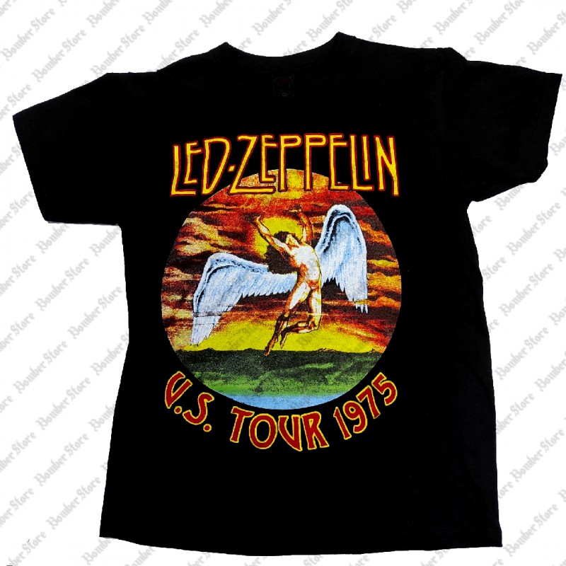 Led Zeppelin - US tour '75 (Camiseta) - Bomber Store: la tienda Rock y Rockera.