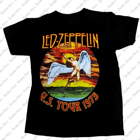 Led Zeppelin - US tour '75 (Camiseta) - Bomber Store: la tienda Rock y Rockera.