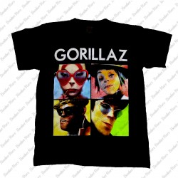 Gorillaz (Camiseta) - Bomber Store la tienda del ROCK en Medellin y Colombia!
