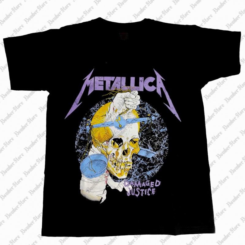 Metallica - Damage Justice (Camiseta) - Bomber Store: la tienda Rock y Rockera.