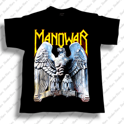 Manowar - Battle Hymns (Camiseta) - Bomber Store: la tienda Rock y Rockera.