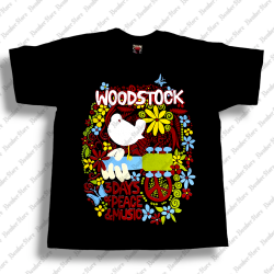 Woodstock Fests 60s (Camiseta) - Bomber Store: la tienda Rock y Rockera.