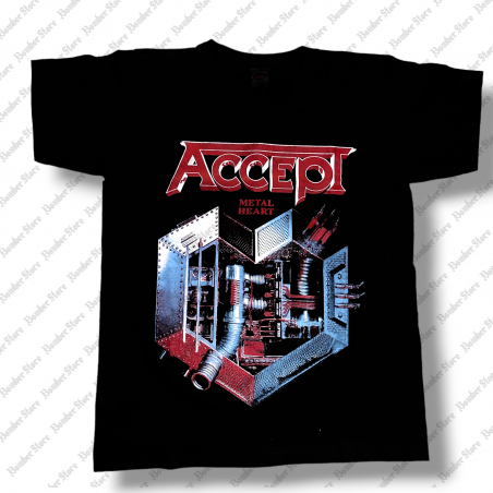 Accept - Metal Heart (Camiseta) - Bomber Store la tienda del ROCK en Medellin y Colombia!