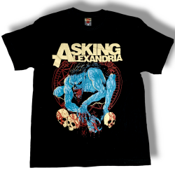 Asking Alexandria (Camiseta) - Bomber Store: la tienda Rock y Rockera.