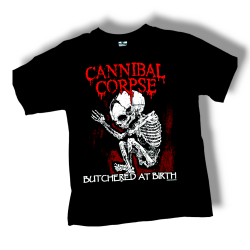 Cannibal Corpse - Butchered at Birth (Camiseta) - Bomber Store: la tienda Rock y Rockera.