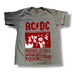 AC/DC - Highway tour gris (Camiseta) - Bomber Store: la tienda del ROCK en Medellin y Colombia!
