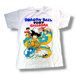 Dragon Ball Calendario 1987 Blanca (Camiseta) - Bomber Store: la tienda del ROCK en Medellin y Colombia!