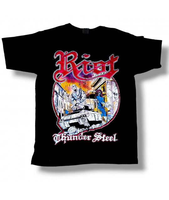 Riot - Thundersteel (Camiseta) - Bomber Store la tienda del ROCK en Medellin y Colombia!