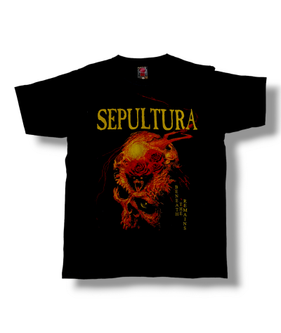 Sepultura - Beneath the Remains (Camiseta)- Bomber Store la tienda del ROCK en Medellin y Colombia!