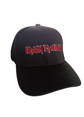 Iron Maiden - Logo Rojo (Gorra) - Bomber Store la tienda rock y rockera en Colombia