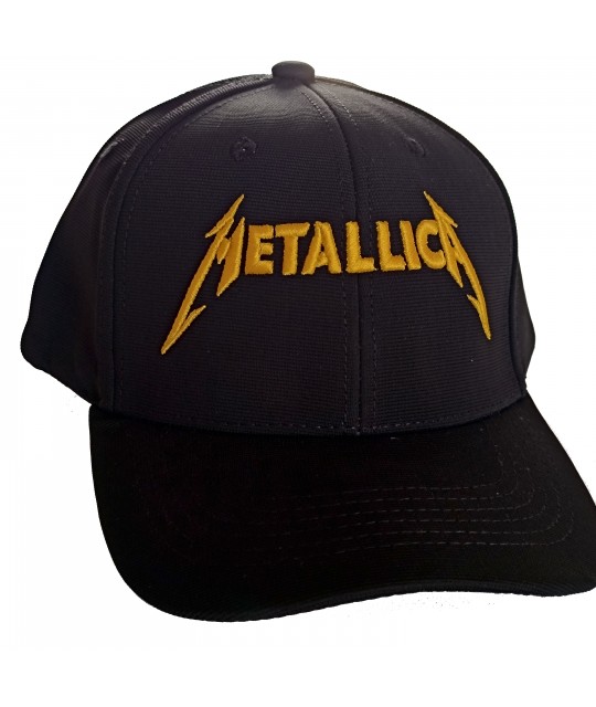 Metallica - Logo Amarillo (Gorra) - Bomber Store la tienda rock y rockera en Colombia