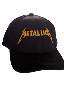 Metallica - Logo Amarillo (Gorra) - Bomber Store la tienda rock y rockera en Colombia