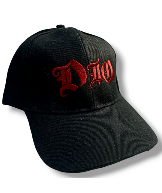 DIO - logo rojo (Gorra) - Bomber Store la tienda rock y rockera en Colombia