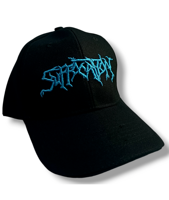 Suffocation - Logo Azul (Gorra) - Bomber Store la tienda rock y rockera en Colombia