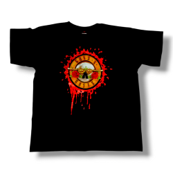 Guns and Roses - Logo Clasico Splattered (Camiseta) - Bomber Store la tienda del Rock!