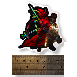 CLASSIC METALMANIA! (Pack X4 Stickers)