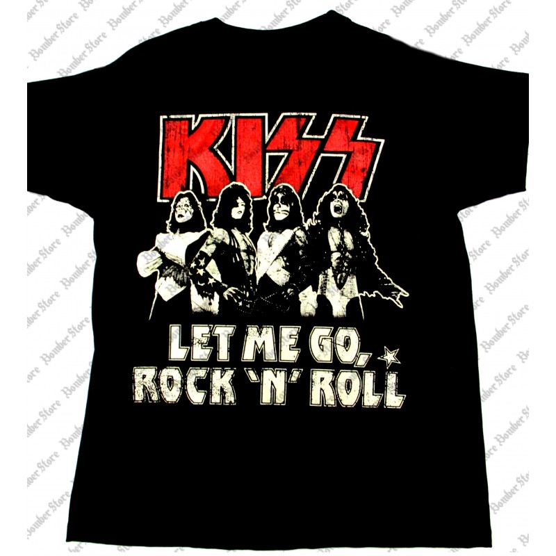 Kiss - Lets me go (Camiseta) - Bomber Store: la tienda Rock y Rockera.