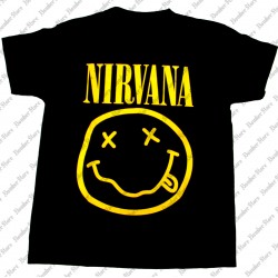 Nirvana - Clasica (Camiseta) - Bomber Store: la tienda Rock y Rockera.