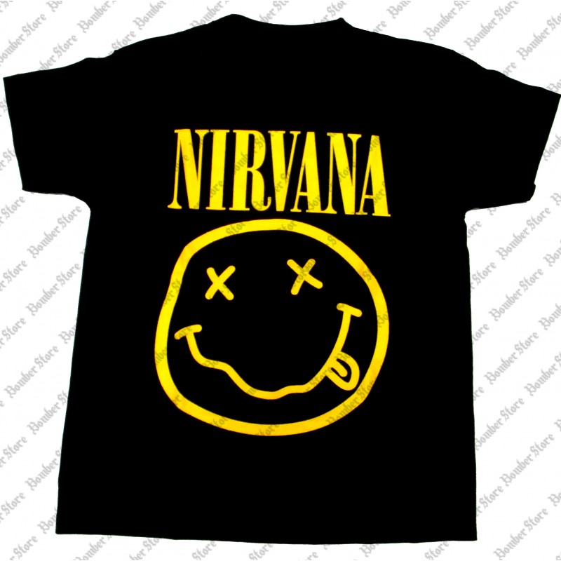 Nirvana - Clasica (Camiseta) - Bomber Store: la tienda Rock y Rockera.