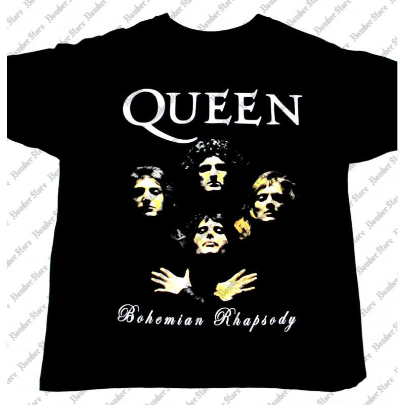 Queen Bohemian Rhapsody (Camiseta) - Bomber Store: la tienda Rock y Rockera.